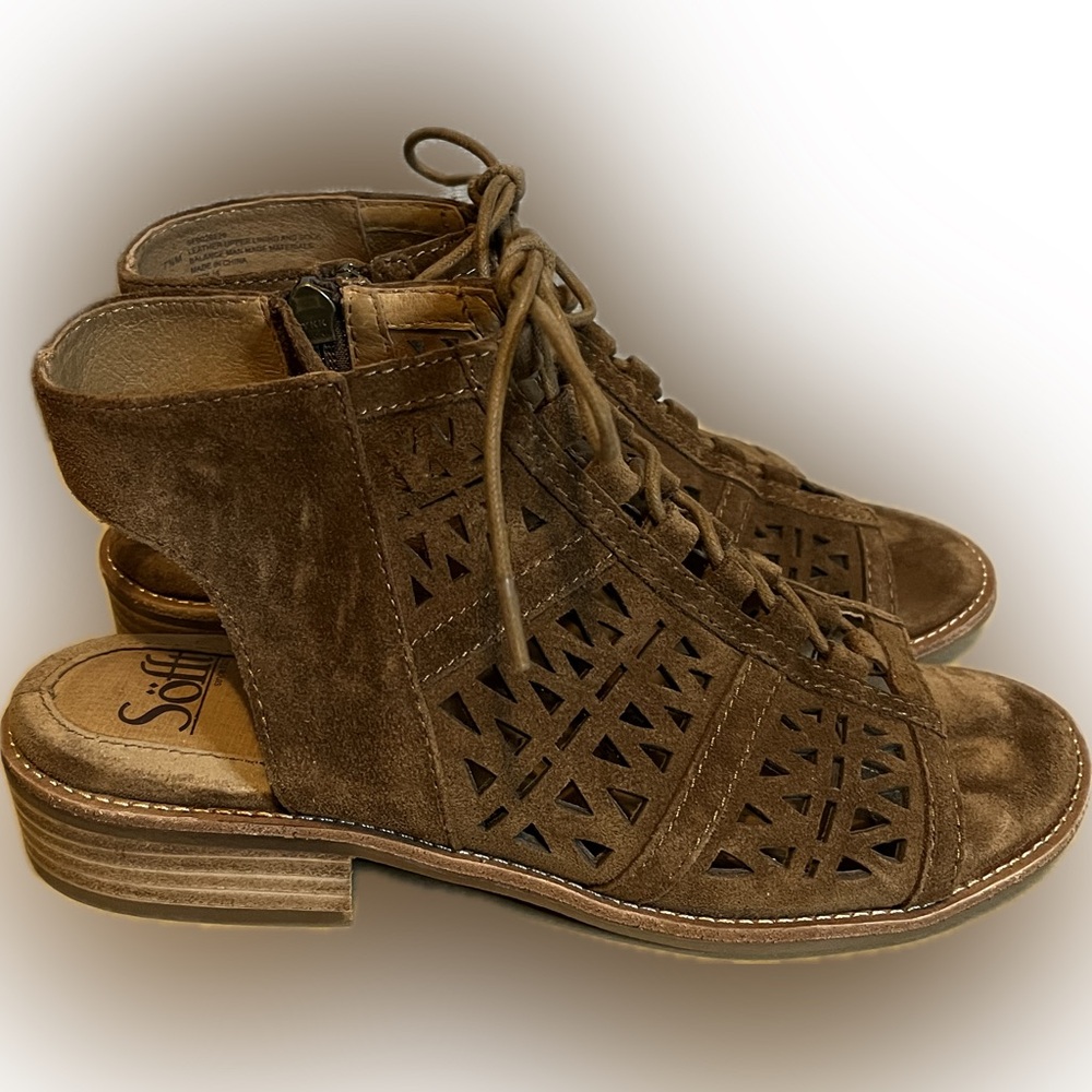 Sofft Nora Brown Gladiator Sandals size 7.5M - Picture 3 of 10